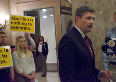 Anti-abortion law firm says Reproductive Health Act violates federal law